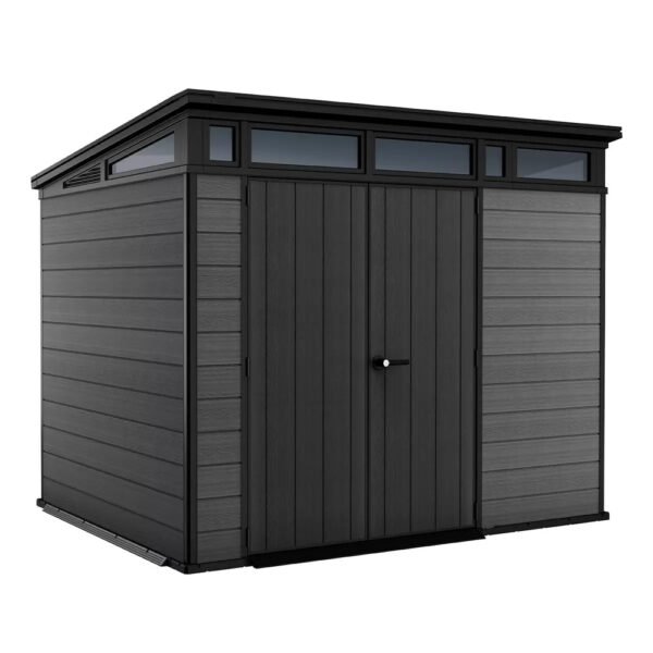Keter Cortina Resin Storage Shed 9 x 7ft in Grey