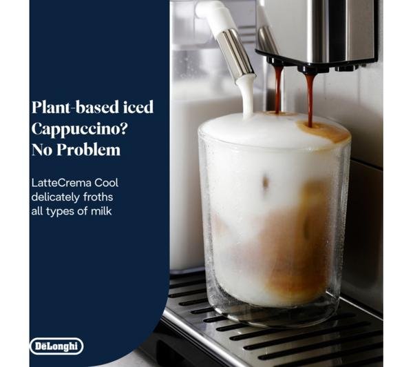 Premium Silver Finish DeLonghi PrimaDonna Coffee Machine - image 4