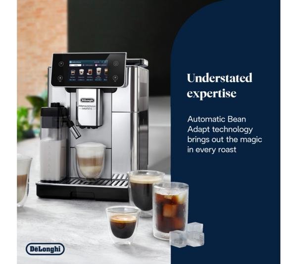 Premium Silver Finish DeLonghi PrimaDonna Coffee Machine - image 6