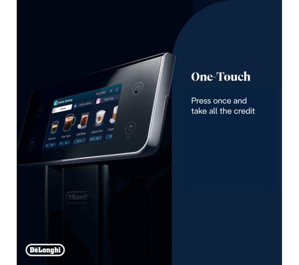 Premium Silver Finish DeLonghi PrimaDonna Coffee Machine - image 8