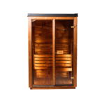 European Crafted Natural Timber Compact Outdoor Sauna