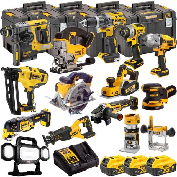 DEWALT 18V 14-Piece Power Tool Combo Kit with 3 x 5.0Ah Batteries (T4TKIT-4818)