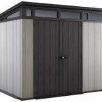 Keter Artisan 9 x 7ft Premium Double Door Pent Outdoor Plastic Garden Shed
