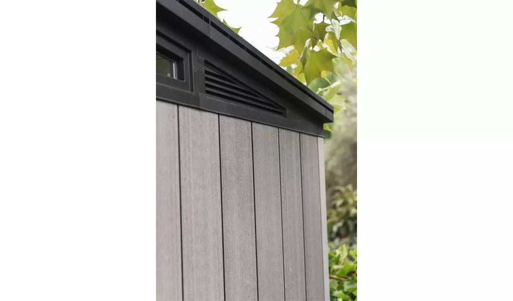 Keter Artisan 9 x 7ft Premium Double Door Pent Outdoor Plastic Garden Shed - image 5