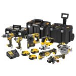 Dewalt DCK755P3T 18V XR 7 Piece Brushless Cordless Power Tool Kit with 3 x 5.0Ah Batteries, Charger and ToughSystem Toolbox