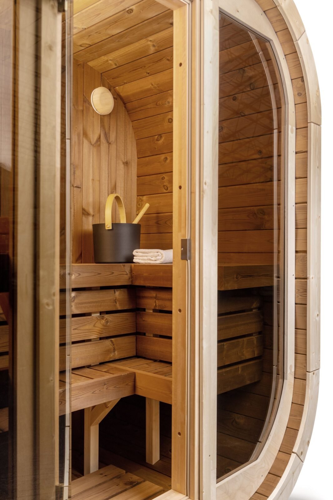 Premium Natural Wood Compact Garden Sauna Cabin For 2 To 3 People - image 4