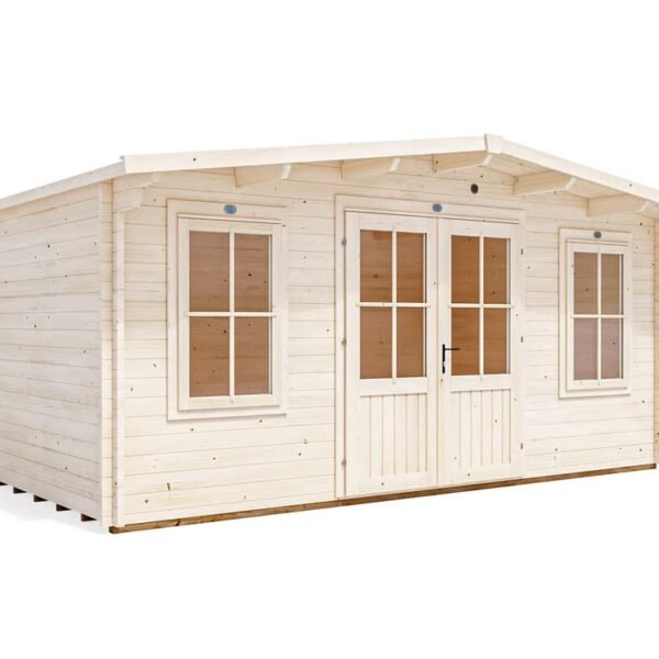 Dunster House Garden Log Cabin 5 x 3 Metres Man Cave Home Office Summer House - Severn