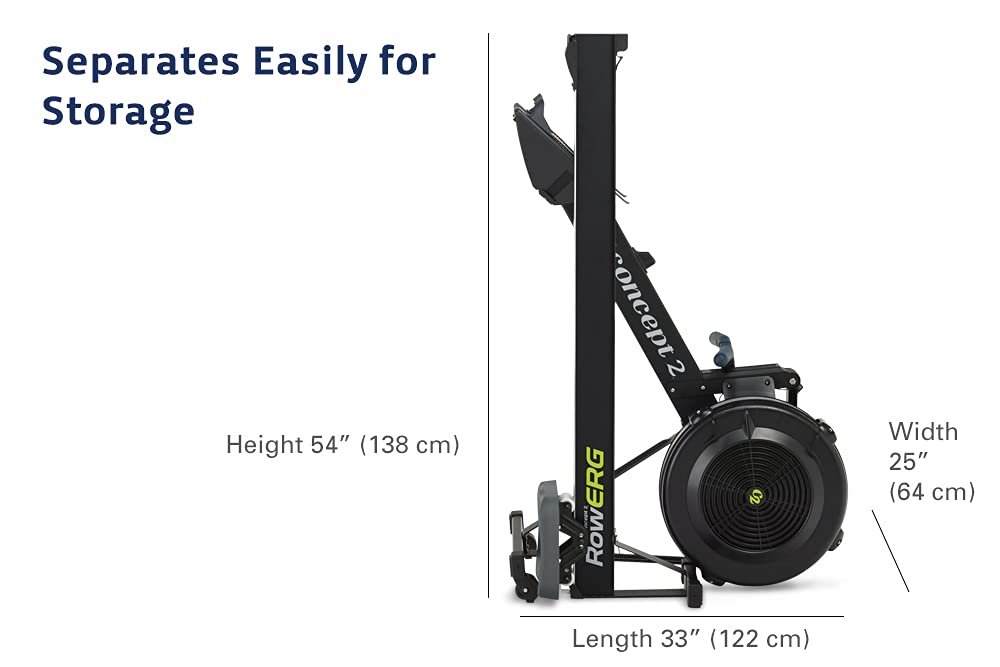 Concept2 RowErg Rowing Machine with PM5 Monitor, Standard Legs – Black - image 7