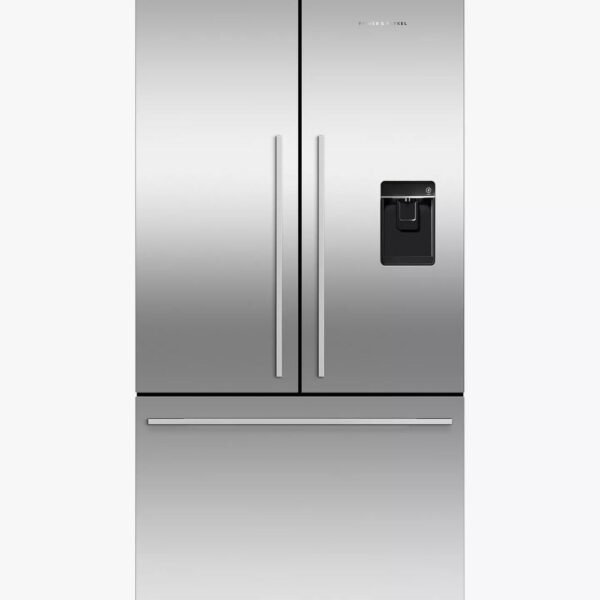 569L French Door Freestanding Fridge Freezer, Stainless Steel, Frost Free, E Energy Rating