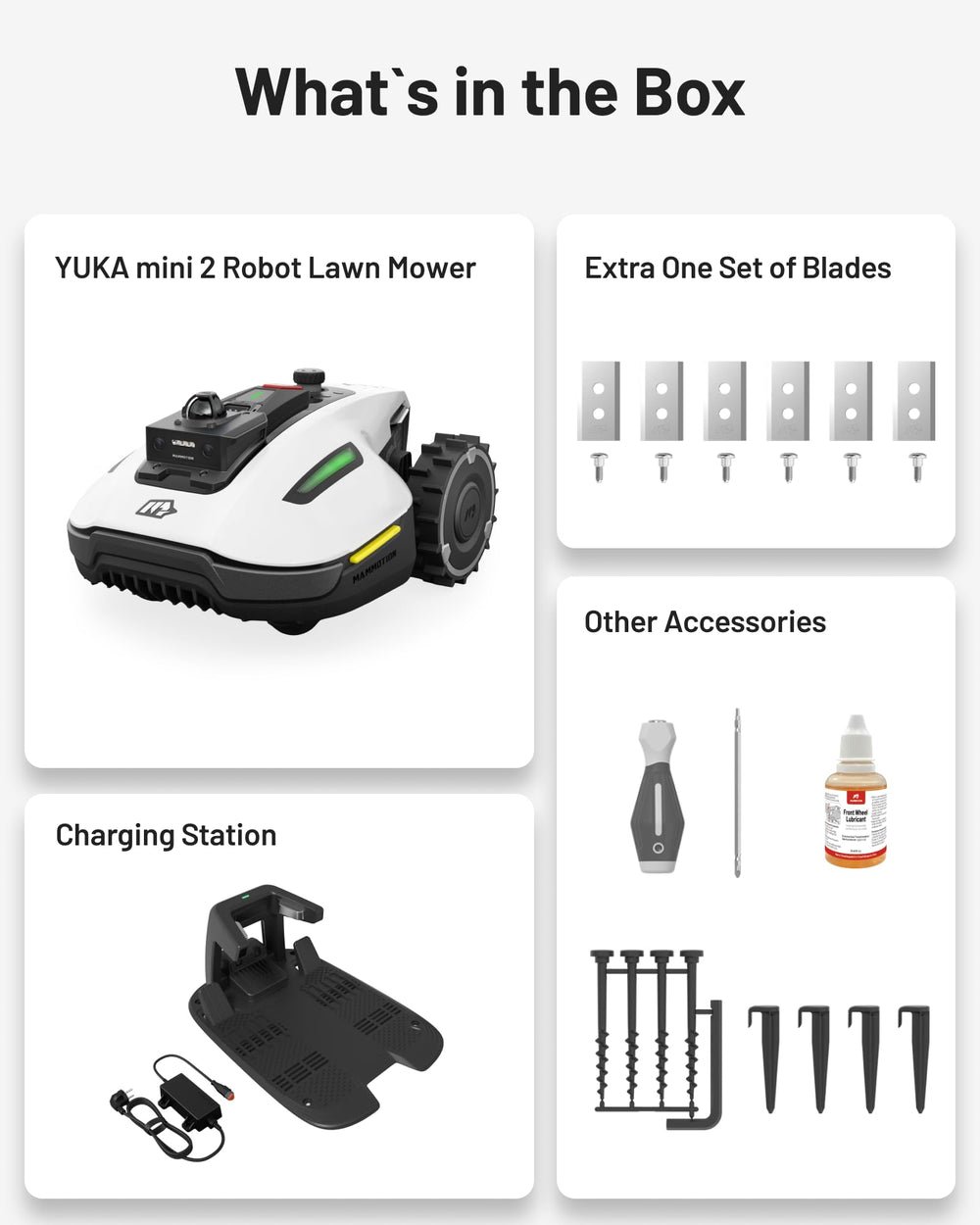 Mammotion YUKA mini 2 1000 Robot Lawn Mower Wire-Free – 360° LiDAR + AI Vision, up to 1000 m² - image 8