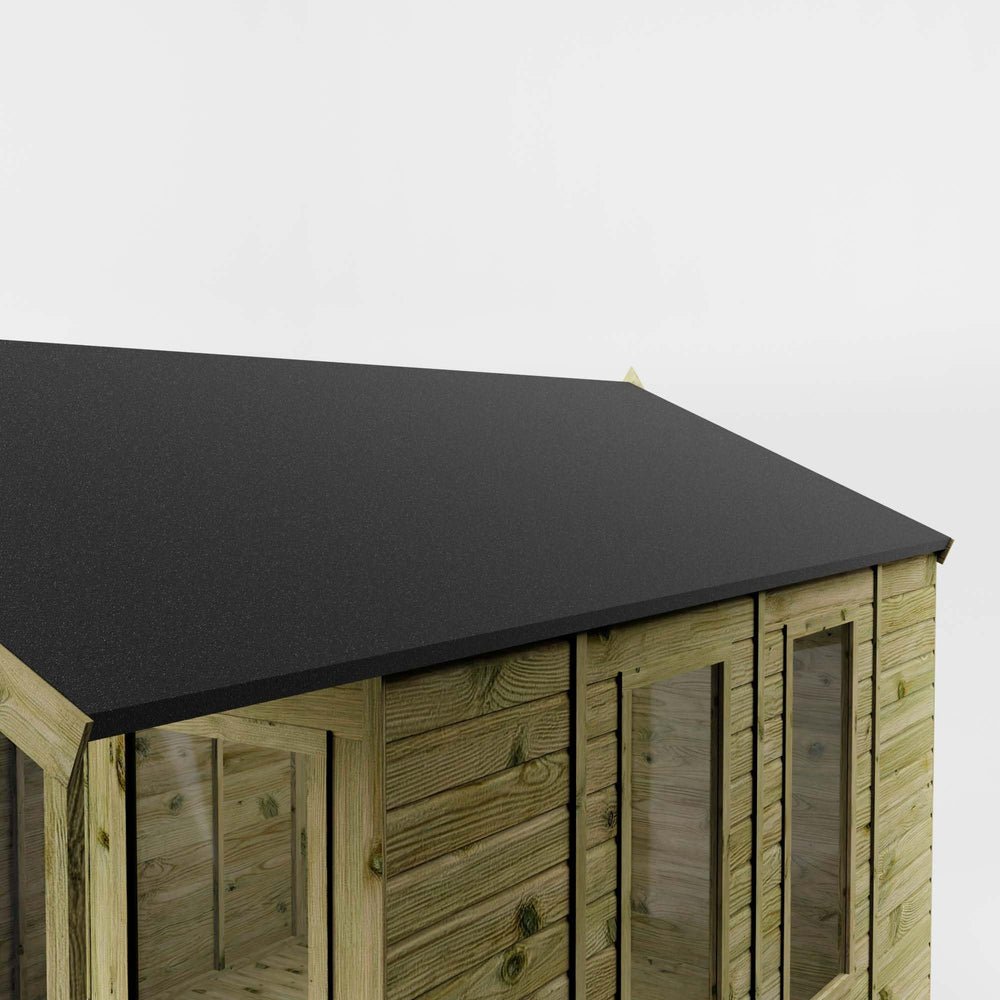 Waltons Wessex Summerhouse 12 x 8 ft – Apex Roof, Shiplap Tongue & Groove Wooden Garden Room - image 8