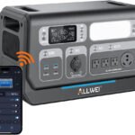 ALLWEI Portable Power Station 2048Wh 2400W (4800W Peak) – LiFePO4 Solar Generator with UPS
