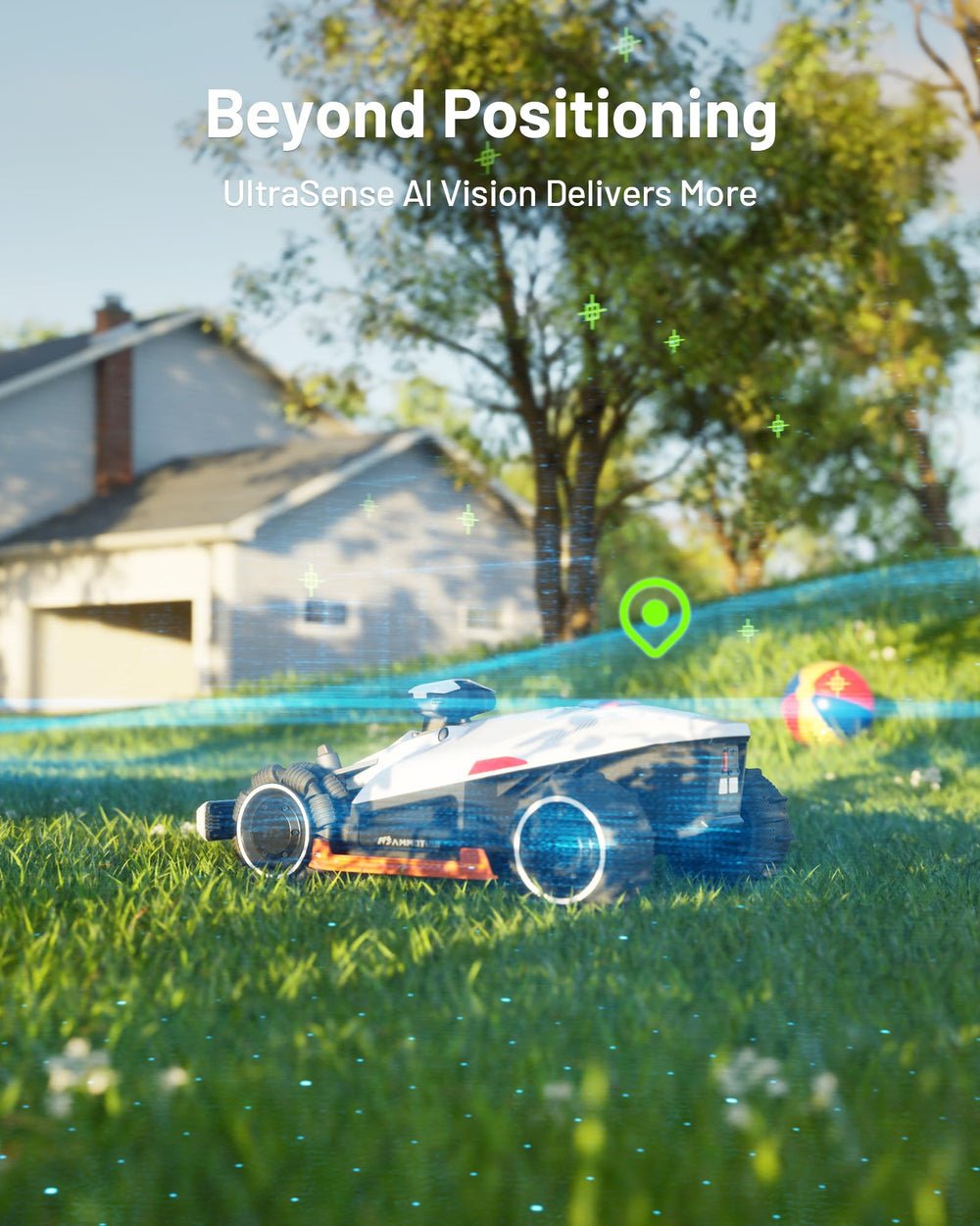 Mammotion LUBA 2 AWD 5000X Robot Lawn Mower Wire-Free – up to 5000 m², 80% Slopes, AI Vision - image 2