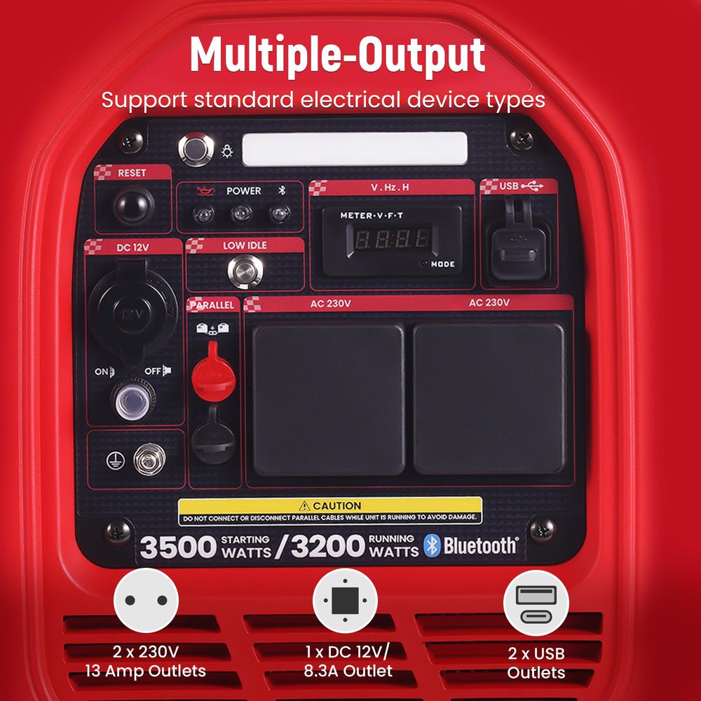 Portable Power Station 3500W – Home Backup & Camping Solar Generator, 240V - image 8