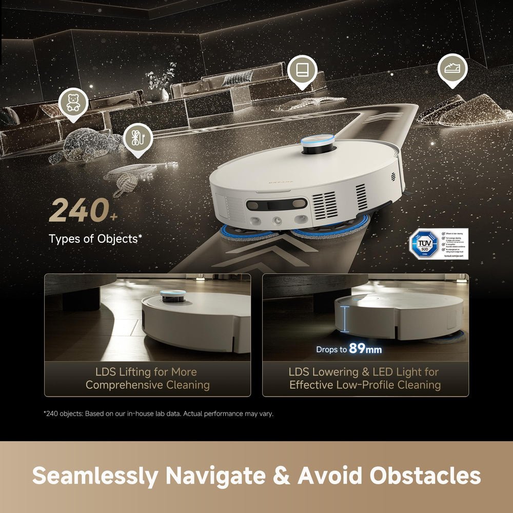 Advanced Robot Vacuum and Mop with Multi-Mop System, 30,000Pa Suction, Obstacle Avoidance, and Auto Empty & Washing - image 8