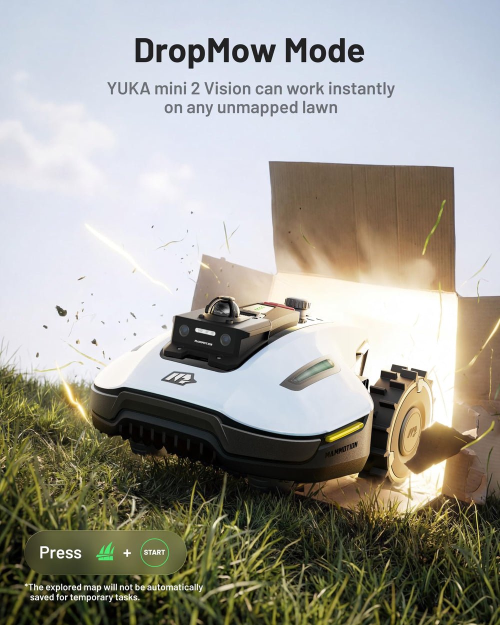Mammotion YUKA mini 2 1000 Robot Lawn Mower Wire-Free – 360° LiDAR + AI Vision, up to 1000 m² - image 5