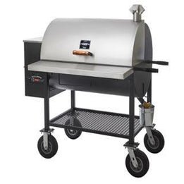 Pitts & Spitts Maverick 850 Heavy-Duty Pellet Grill with Premium Wheel Upgrade