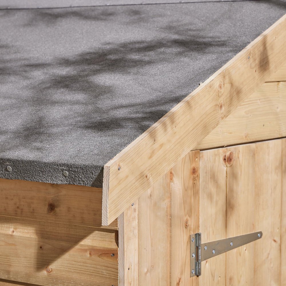 Rowlinson Premier Shiplap Apex Shed 6 x 8 ft – Wooden Garden Shed, Single Door - image 6