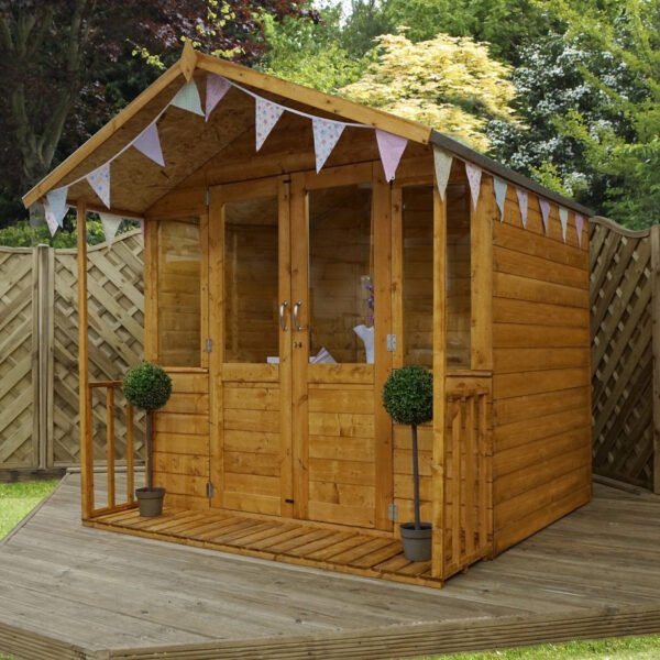 Premium Wooden Summerhouse and Log Cabin Shed