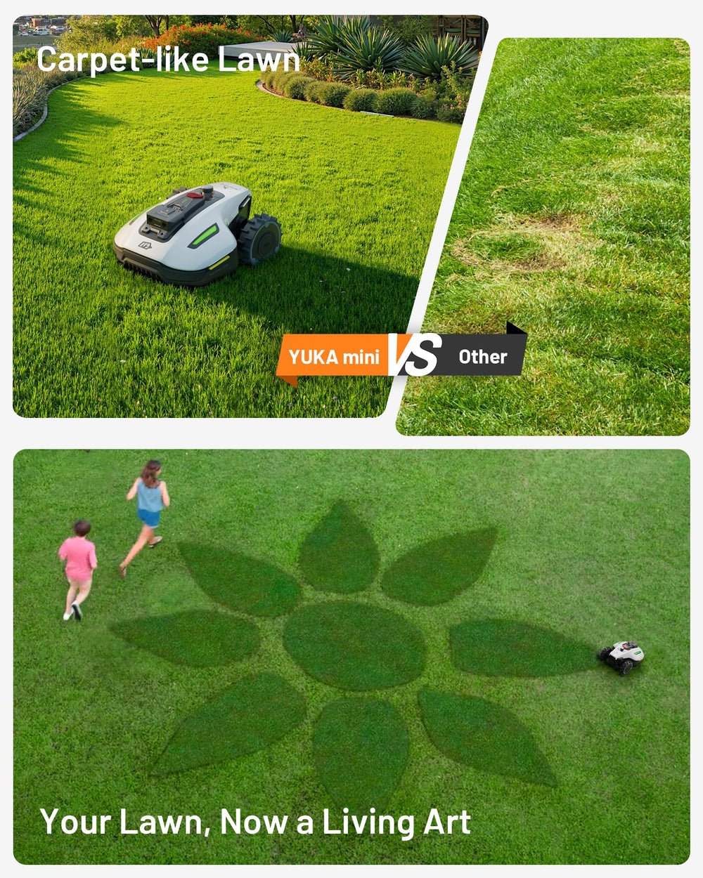 MAMMOTION YUKA mini 500 Advanced Robotic Lawn Mower with 3D AI Vision and Perimeter Wire-Free Navigation - image 4