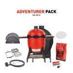 Kamado Joe Big Joe III Premium Ceramic Charcoal Grill with Adventurer Pack