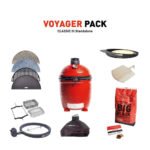 Kamado Joe Classic III Stand Alone Ceramic Charcoal Grill With Voyager Pack