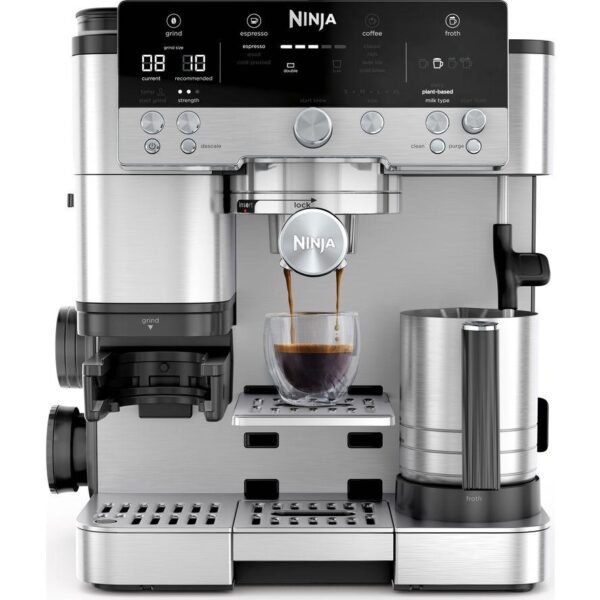 Ninja Luxe Café Premier Espresso and Coffee Machine in Silver Finish