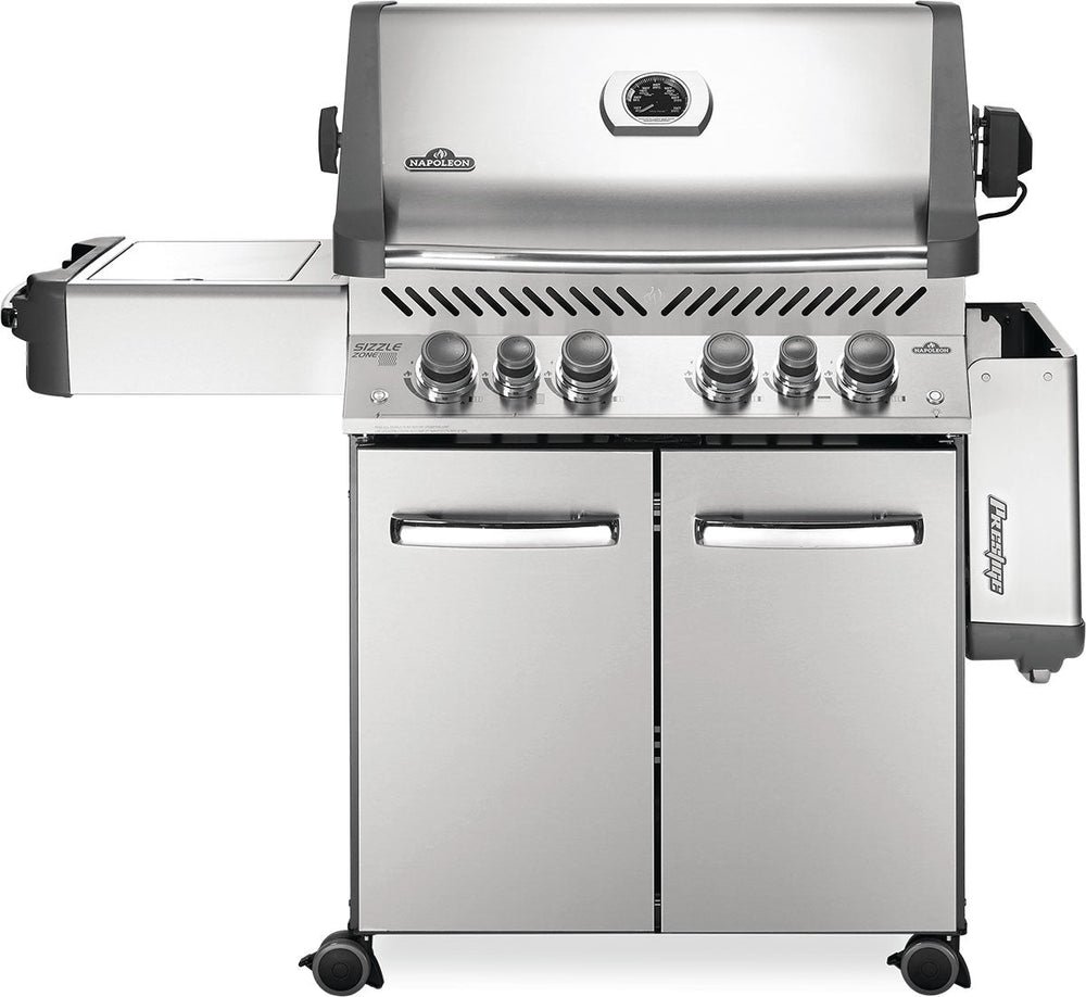 Napoleon Prestige 500 RSIB Natural Gas BBQ – Infrared Rear & Side Burners, Stainless Steel - image 2
