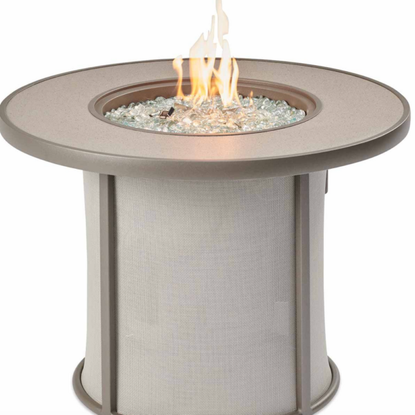 The Outdoor GreatRoom Company SF-32-K Stonefire Propane Gas Fire Table with Slate Top