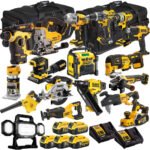 Makita 18V LXT Lithium-Ion Cordless 18-Piece Combo Kit with 5 Batteries and Fast Charger T4TKIT-1309