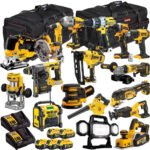 18V 18-Piece Cordless Power Tool Combo Kit with 5 Batteries and Charger T4TKIT-1127