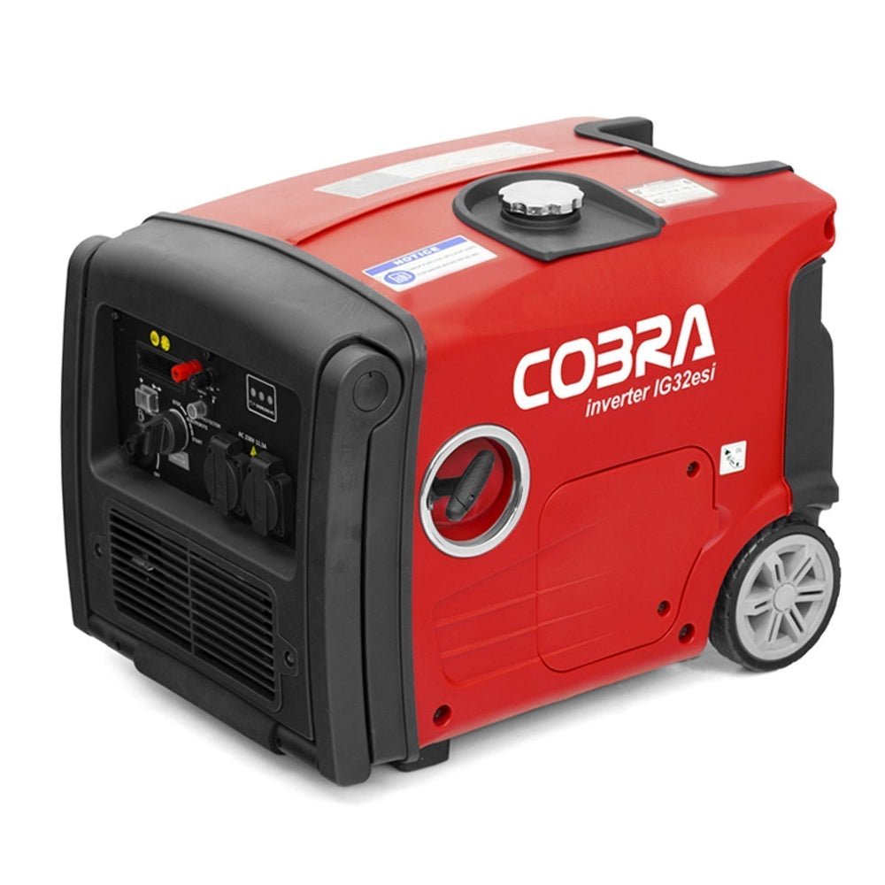 IG32ESI Petrol Generator 3.2kW – 4-Stroke Portable Generator with Wheels