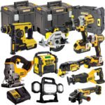 DeWalt 18V XR 10 Piece Cordless Power Tool Kit with 3 x 5.0Ah Batteries & Charger T4TKIT-6599