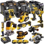 DeWalt 18V Brushless 10-Piece Cordless Power Tool Kit with Three 5.0Ah Batteries, Charger and TStak Storage System