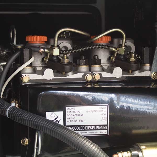 10kW/12.5kVA 230v Mains Standby Silenced Diesel Generator - image 6