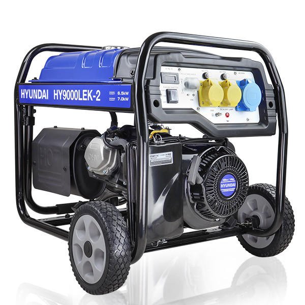 HY9000LEK-2 7kW Petrol Open Frame Site Generator - image 5