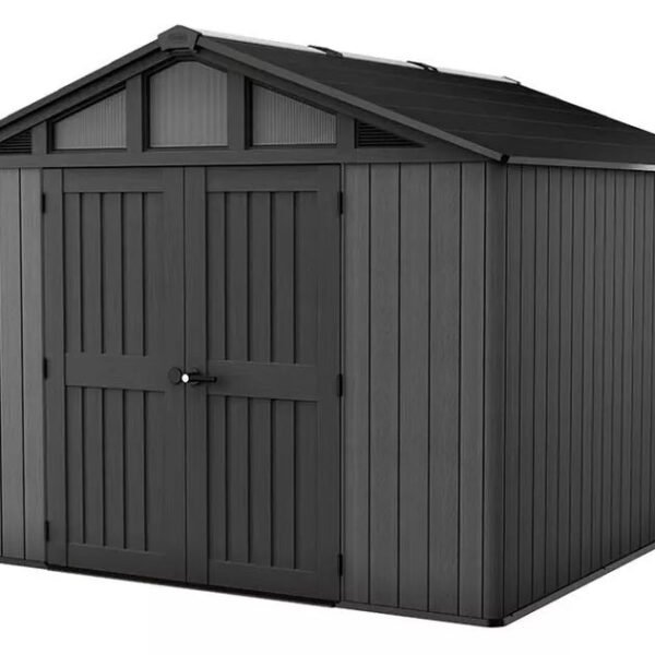 Keter Stronghold 10x11.5 Resin Storage Shed in Grey